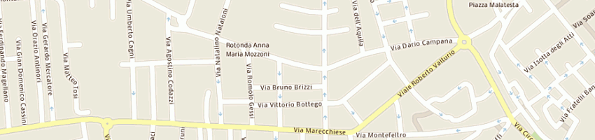 Mappa della impresa multimediasat di giuliani andrea e c snc a RIMINI