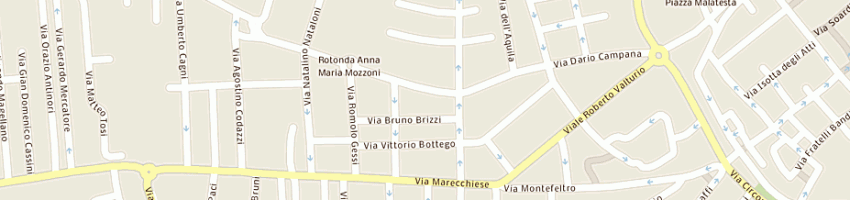 Mappa della impresa bordoni giuseppe a RIMINI