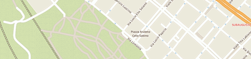 Mappa della impresa la gaia srl a ROMA