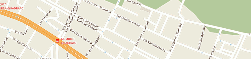 Mappa della impresa dominici alfredo sas a ROMA