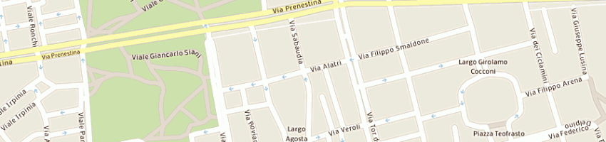Mappa della impresa frutteria valter sas di liberati valter a ROMA