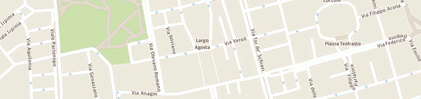 Mappa della impresa rinascita gordiani srl a ROMA