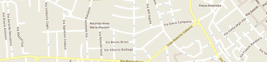 Mappa della impresa righetti enzo a RIMINI