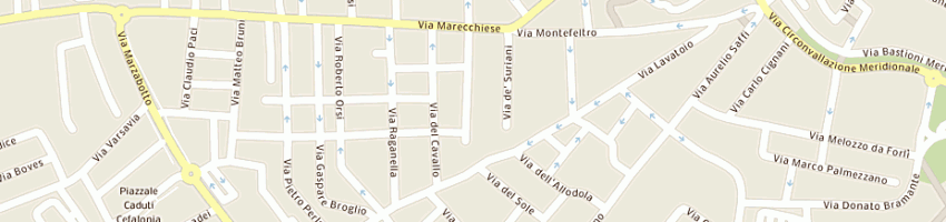 Mappa della impresa centro paghe di carlo dall'ara e c sas a RIMINI