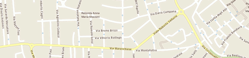 Mappa della impresa baroni nevio e c (sas) a RIMINI