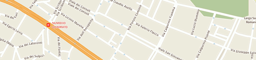 Mappa della impresa mattei di mattei l e c - snc a ROMA