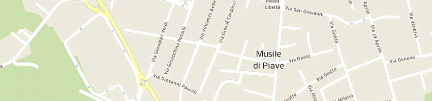 Mappa della impresa carrara bruno a MUSILE DI PIAVE