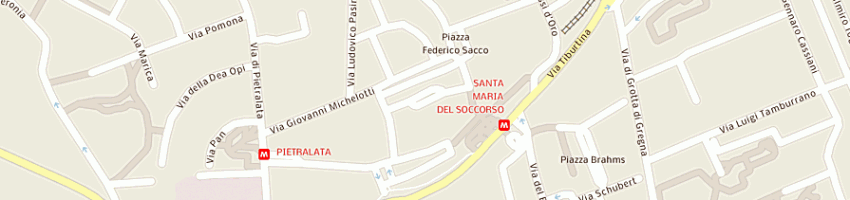 Mappa della impresa trezzini nicola a ROMA