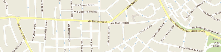 Mappa della impresa lc design srl a RIMINI