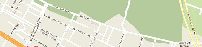 Mappa della impresa g e g srl a ROMA