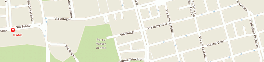 Mappa della impresa scuola elementare fiuggi - succursale a ROMA