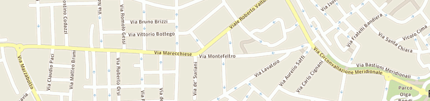 Mappa della impresa il millepiedi soc coop sociale a rl a RIMINI