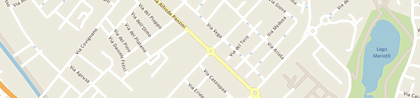 Mappa della impresa donati gianni a RIMINI