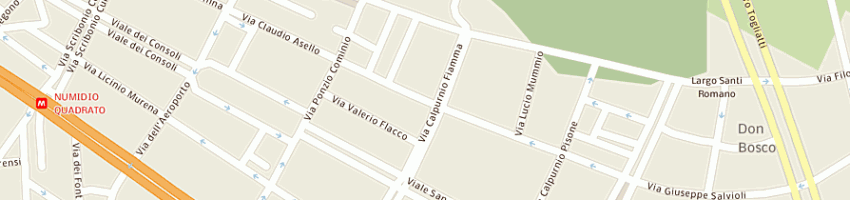 Mappa della impresa garage dama srl a ROMA
