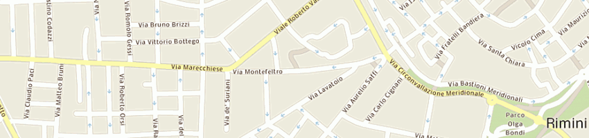 Mappa della impresa bravi marco a RIMINI