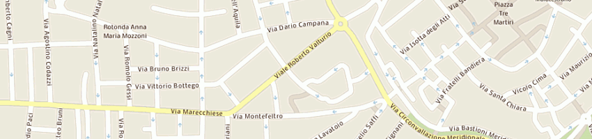 Mappa della impresa associazione di volontariato unione latino americana a RIMINI