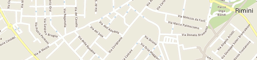 Mappa della impresa raschi elide a RIMINI