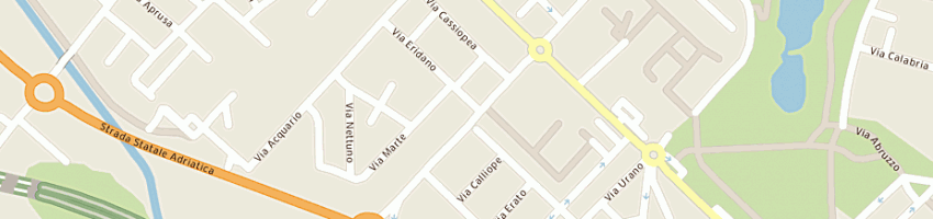 Mappa della impresa bar coffee time a RIMINI
