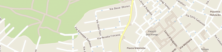 Mappa della impresa hotel san marco di donati donatella e c sas a RIMINI