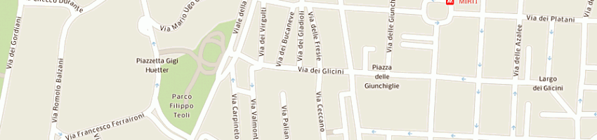 Mappa della impresa bianca pulizie a ROMA