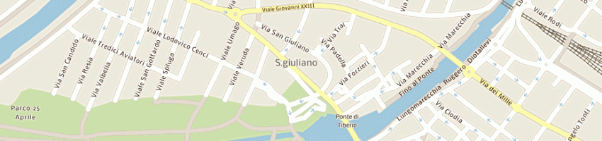 Mappa della impresa studio di chiropratica a RIMINI