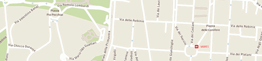 Mappa della impresa centro moda centocelle srl a ROMA