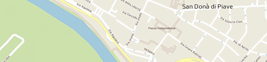 Mappa della impresa impreser di favero gianmarco e c snc a SAN DONA DI PIAVE