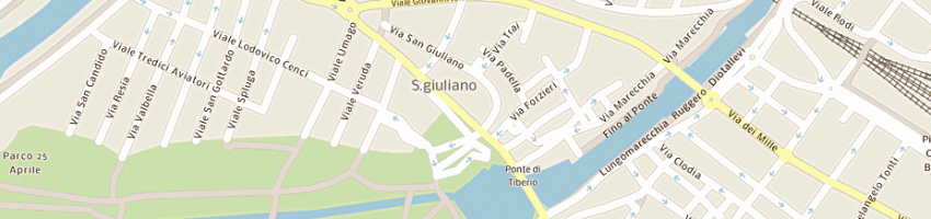 Mappa della impresa parrocchia sgiuliano martire a RIMINI