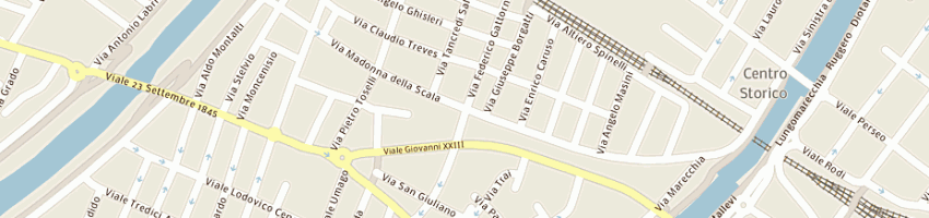Mappa della impresa rv studio parrucchieri di driadi riccardo e pazzini valentina snc a RIMINI