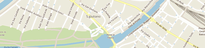 Mappa della impresa macelleria del borgo di casadei m e c snc a RIMINI