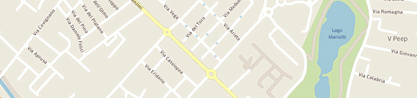 Mappa della impresa casadei antonio a RIMINI