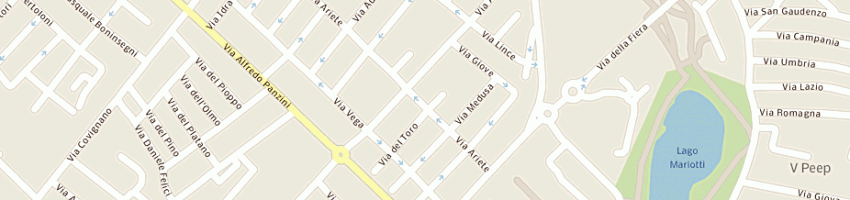 Mappa della impresa chiari lanfranco a RIMINI