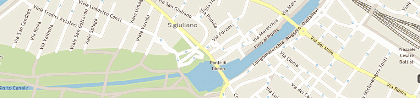Mappa della impresa trattoria marianna a RIMINI