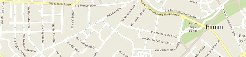 Mappa della impresa mancuso paolo a RIMINI