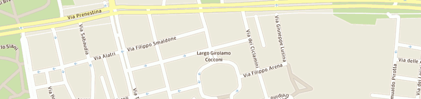 Mappa della impresa officina carrozzeria ilaria alfredo a ROMA