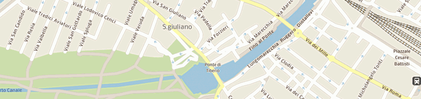 Mappa della impresa servizi immobiliari di rossi marco a RIMINI