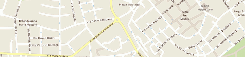Mappa della impresa associazione enaip sergio zavatta a RIMINI