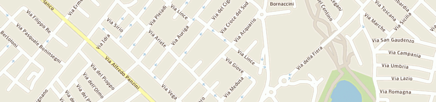 Mappa della impresa pizzeria da sandro a RIMINI