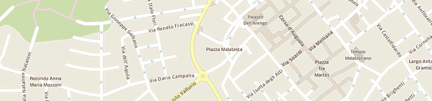 Mappa della impresa fondazione cassa di risparmio di rimini a RIMINI