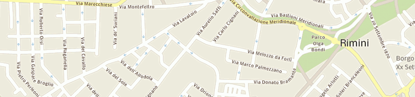 Mappa della impresa eurointerim spa a RIMINI