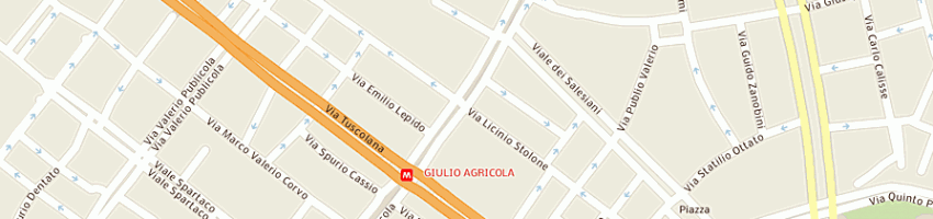 Mappa della impresa effevu di fresilli anna paola e c snc a ROMA