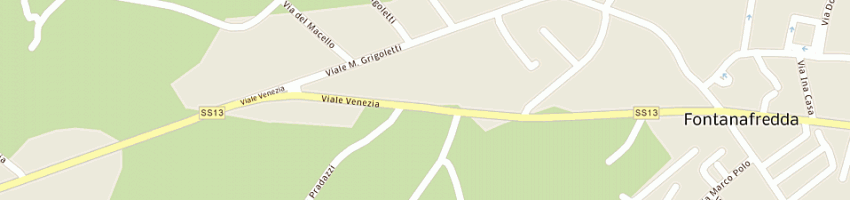 Mappa della impresa l e s srl a FONTANAFREDDA