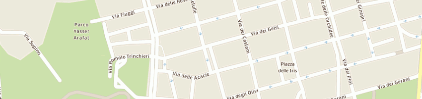 Mappa della impresa visione di panci antonello e c sas a ROMA