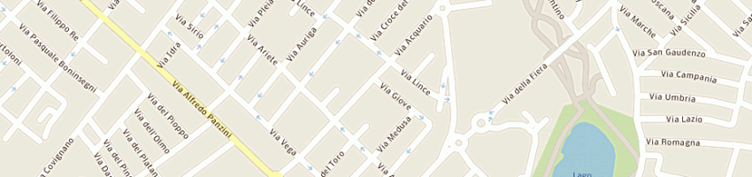 Mappa della impresa papini andrea a RIMINI