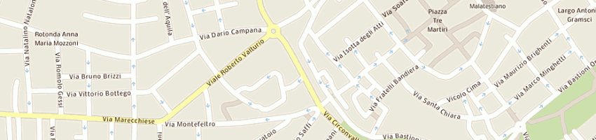 Mappa della impresa lucchi sante domenico a RIMINI