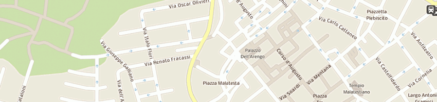 Mappa della impresa mancini roberto a RIMINI