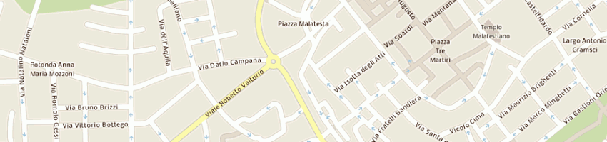 Mappa della impresa autoscuola marecchiese di lizzambri e bellavista a RIMINI