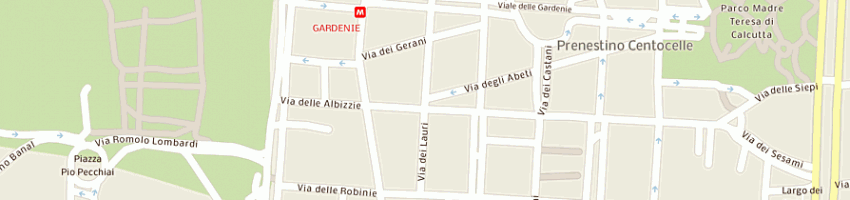 Mappa della impresa ort-italia centro sud srl a ROMA