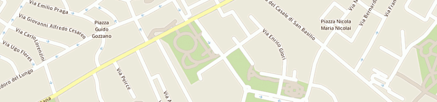Mappa della impresa centro socio culturale casale podere rosa a ROMA