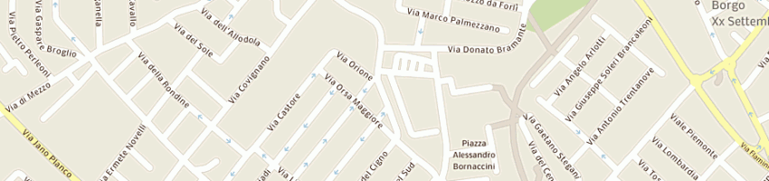 Mappa della impresa boldrini andrea marco e c sas a RIMINI